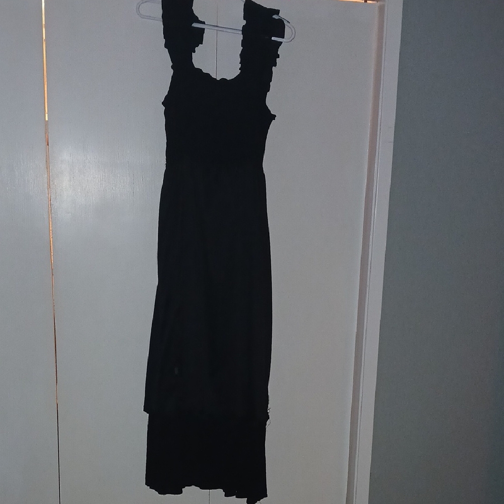 Blue Pepper Black Maxi Dress L